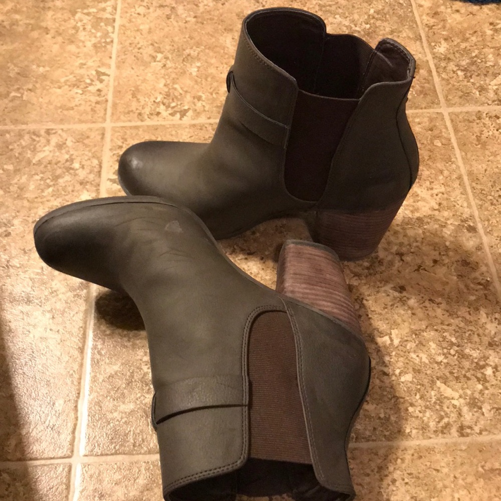 Brown booties